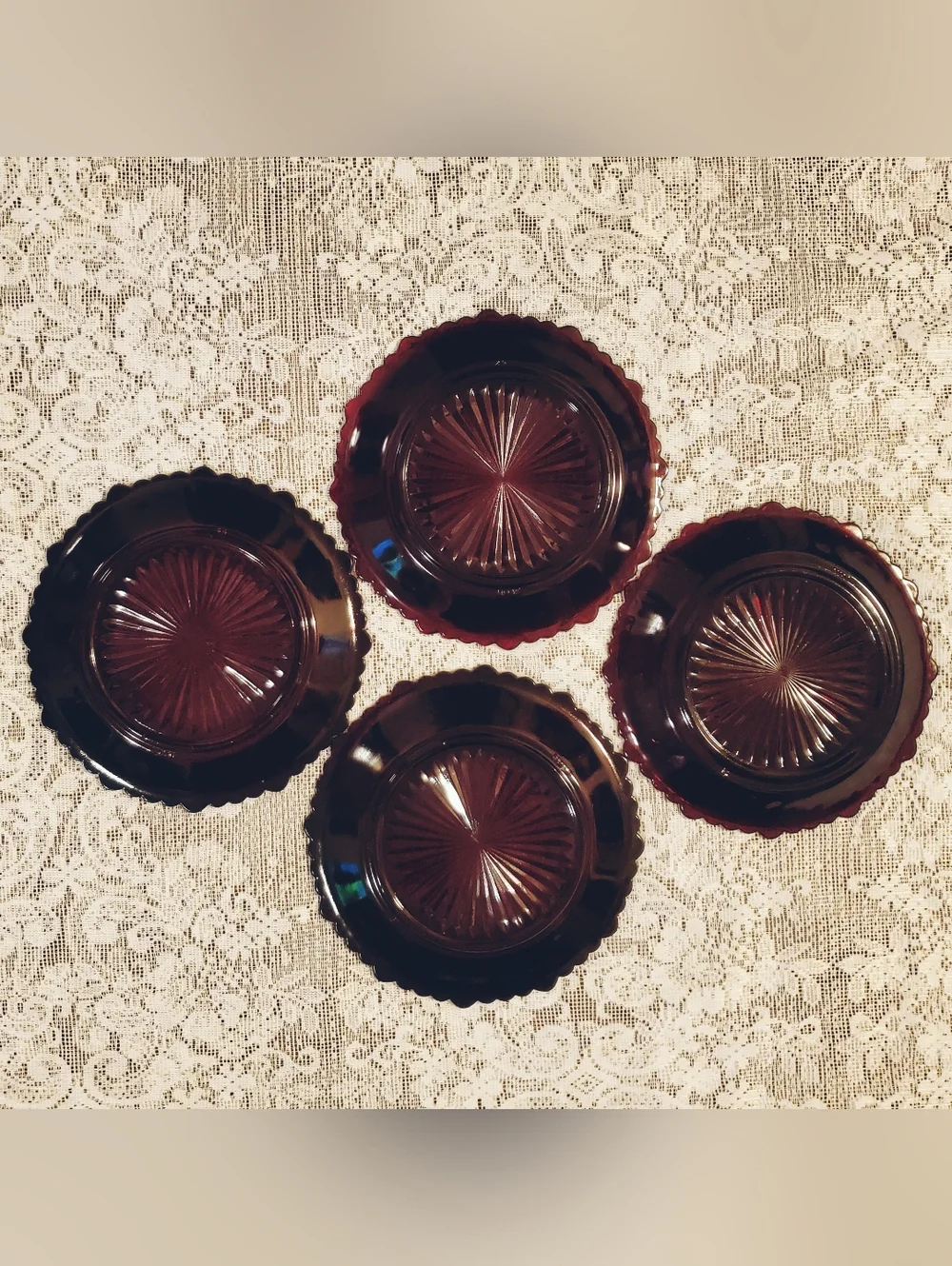 avon tidbit plates